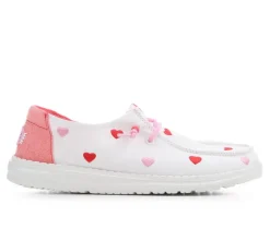 HEYDUDE Casual|Casual>Girls' Wendy Embroidered Hearts