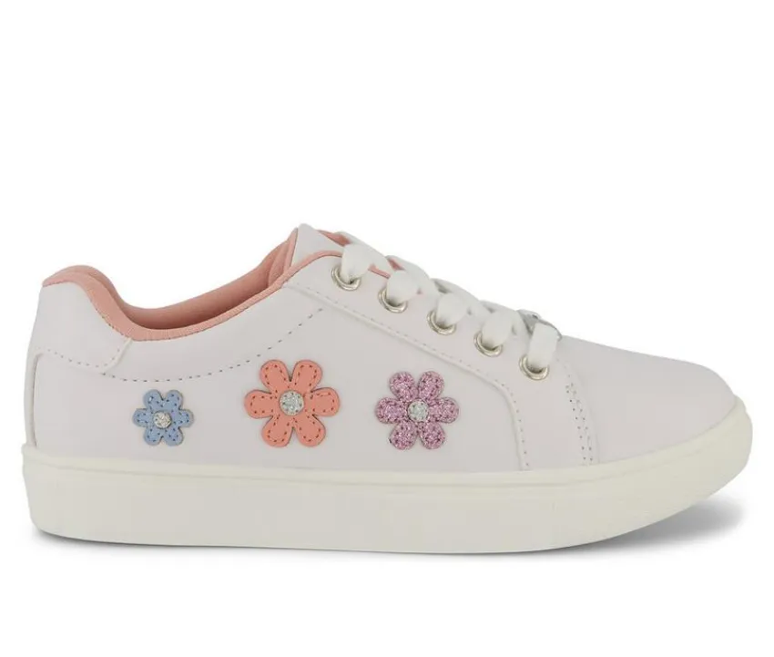 Jessica Simpson Athletics & Sneakers|Big Kid (Sizes 3.5-7)>Girls' Little Kid & Big Kid Gina Flower Low Sneakers