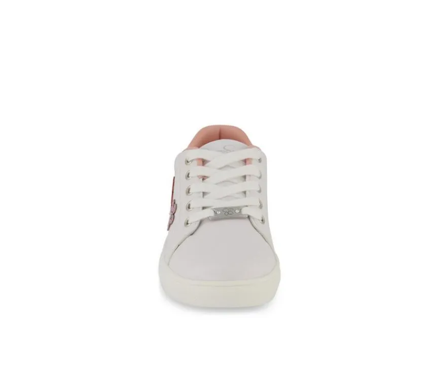 Jessica Simpson Athletics & Sneakers|Big Kid (Sizes 3.5-7)>Girls' Little Kid & Big Kid Gina Flower Low Sneakers