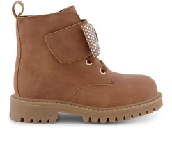 Girls' Toddler Daria Bow Combat Boots|Jessica Simpson Best