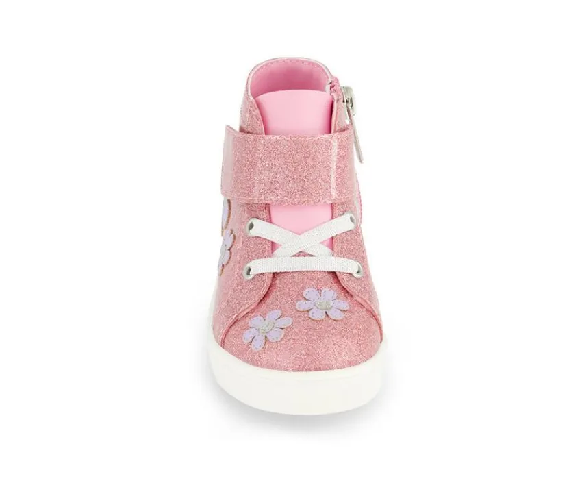 Jessica Simpson Athletics & Sneakers>Girls' Toddler Gretchen Flower High-top Sneakers