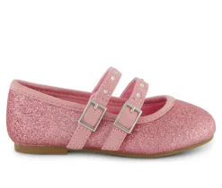 Girls' Toddler Amy Doublestrap Flats|Jessica Simpson
