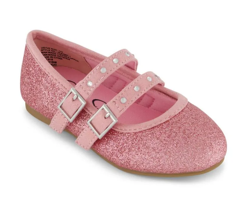 Girls' Toddler Amy Doublestrap Flats|Jessica Simpson