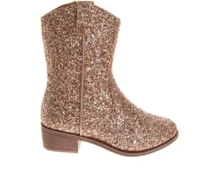 Girls' Little & Big Kid Morgan Glitter Western Boots|Kensie Girl Outlet