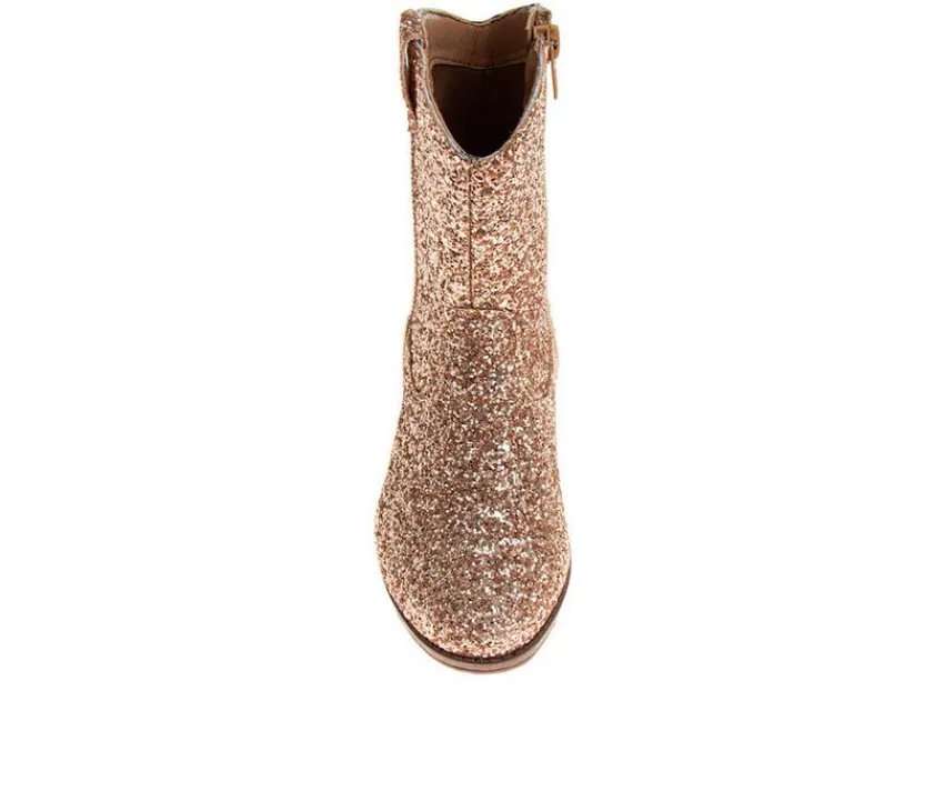 Girls' Little & Big Kid Morgan Glitter Western Boots|Kensie Girl Outlet
