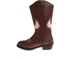 Girls' Little Kid & Big Kid Dimmit Details Cowboy Boots|Kensie Girl Outlet