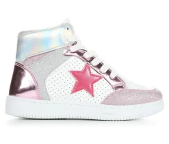 Kensie Girl Athletics & Sneakers|Athletics & Sneakers>Girls' Little Kid & Big Kid Star Hi-Top Sneaker
