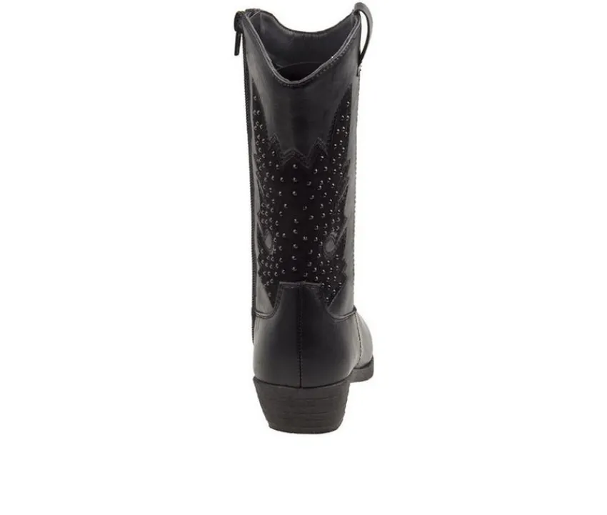 Kensie Girl Boots|Toddler (Sizes 4.5-10)>Girls' Toddler Rhinestone Zip-Up Cowboy Boots
