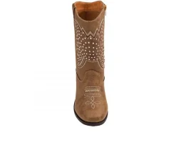 Girls' Toddler Rhinestone Zip-Up Cowboy Boots|Kensie Girl Best
