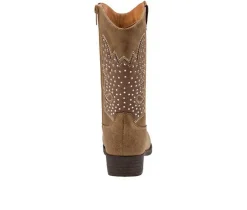 Girls' Toddler Rhinestone Zip-Up Cowboy Boots|Kensie Girl Best
