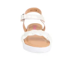 Girls' Toddler Woven Sandals|Kensie Girl Online