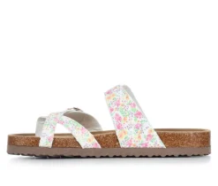 Girls' Little Kid & Big Kid JBryceee Strappy Footbed Sandals|Madden Girl Outlet