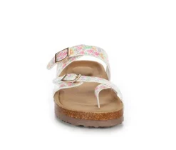 Girls' Little Kid & Big Kid JBryceee Strappy Footbed Sandals|Madden Girl Outlet