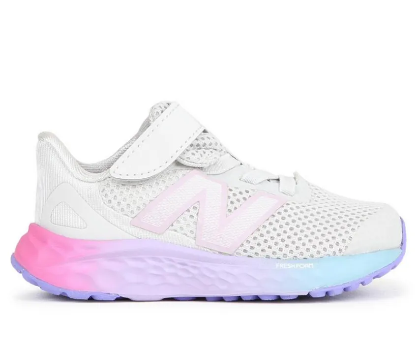 New Balance Athletics & Sneakers|Athletics & Sneakers>Girls' Infant & Toddler Arishi V4 IAARIKG4 Wide Width Running Shoes