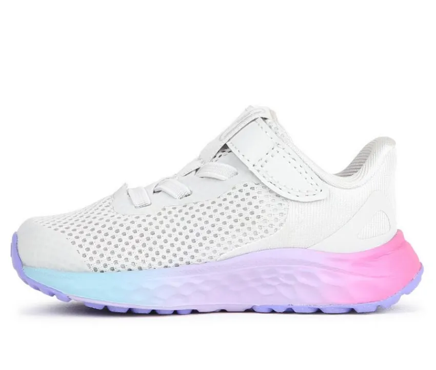 New Balance Athletics & Sneakers|Athletics & Sneakers>Girls' Infant & Toddler Arishi V4 IAARIKG4 Wide Width Running Shoes