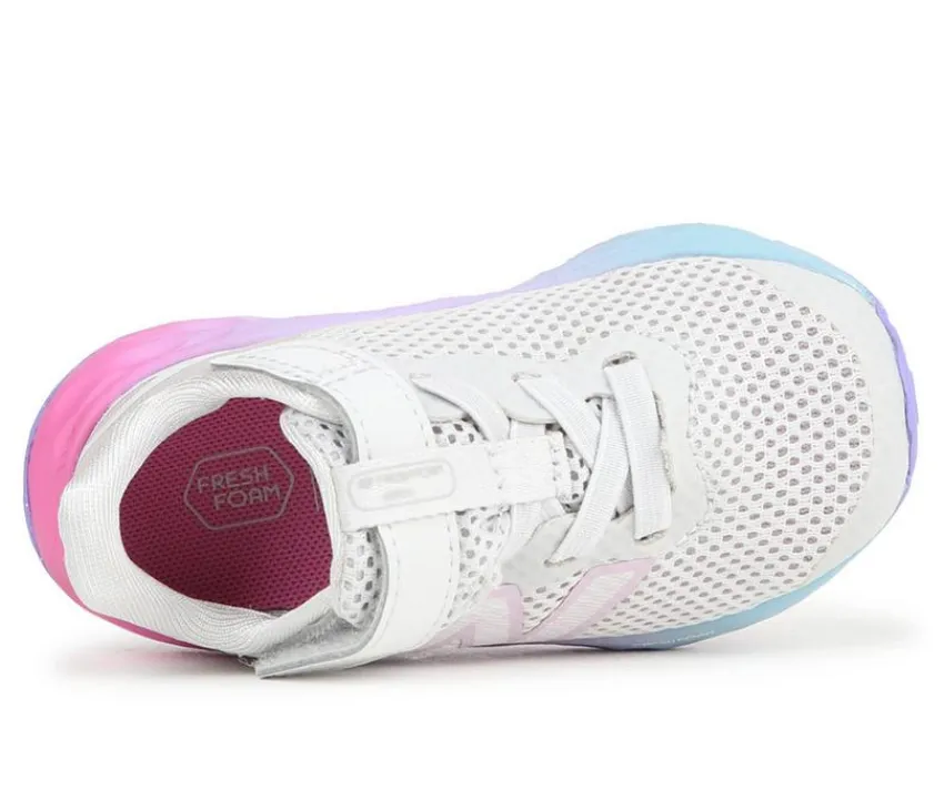 New Balance Athletics & Sneakers|Athletics & Sneakers>Girls' Infant & Toddler Arishi V4 IAARIKG4 Wide Width Running Shoes