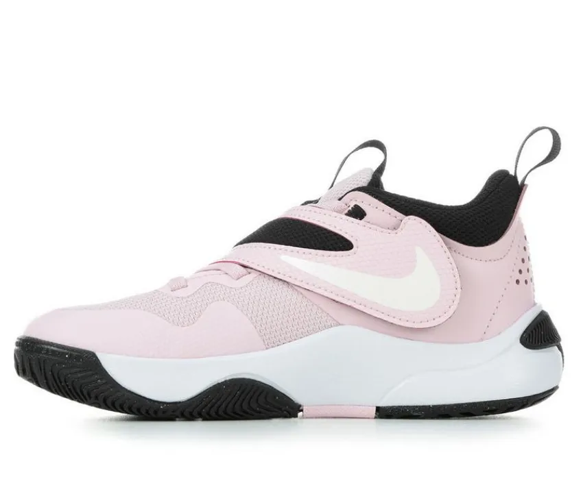 Nike Athletics & Sneakers|Big Kid (Sizes 3.5-7)>Girls' Big Kid Team Hustle D11 Basketball Shoes