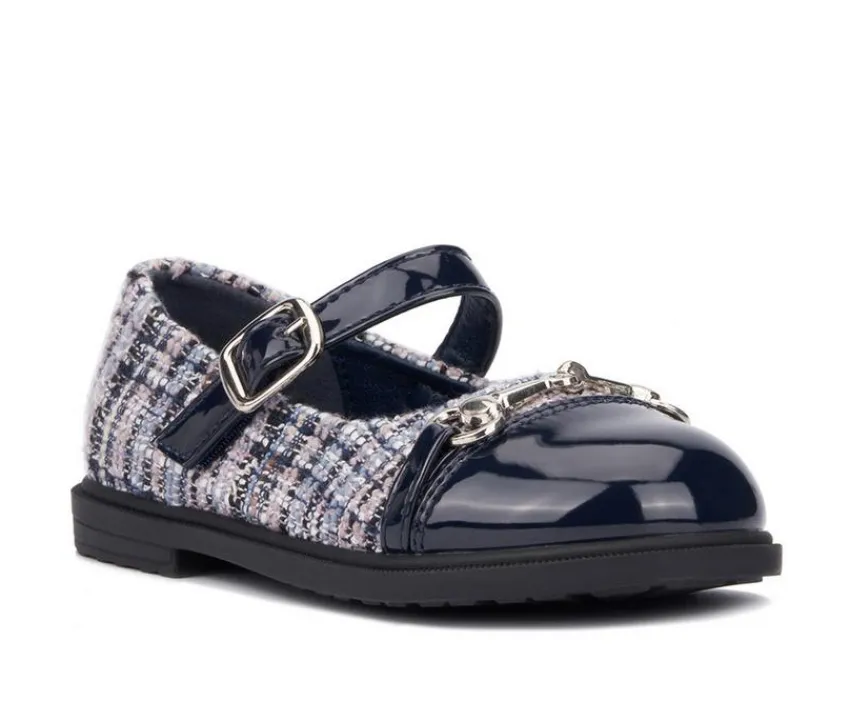 Girls' Toddler Clear Skyz Dress Shoes|Olivia Miller Girl Outlet