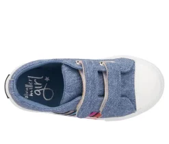 Girls' Toddler Glimmer Rainbow Sneakers|Olivia Miller Girl Clearance