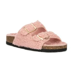 Olivia Miller Sandals|Sandals>Girls' Little Kid & Big Kid Hailey Footbed Sandals