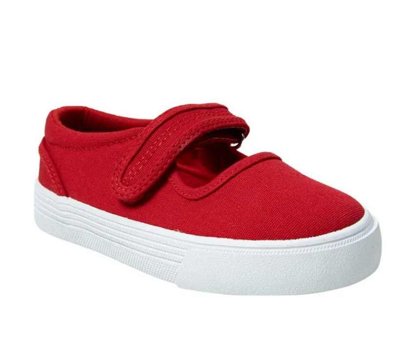 Oomphies Casual|Casual>Girls' Toddler & Little Kid Jamie Canvas Mary Jane Sneakers