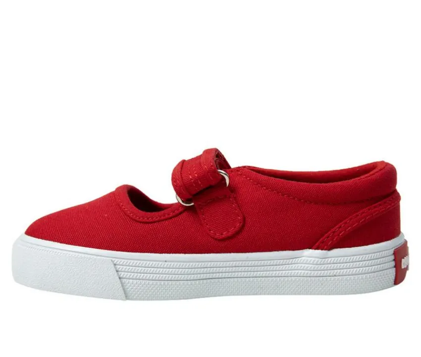 Oomphies Casual|Casual>Girls' Toddler & Little Kid Jamie Canvas Mary Jane Sneakers