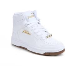 Girls' Big Kid Rebound Layup Bling High Top Sneakers|Puma New