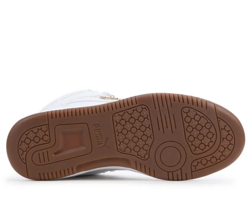 Girls' Big Kid Rebound Layup Bling High Top Sneakers|Puma New