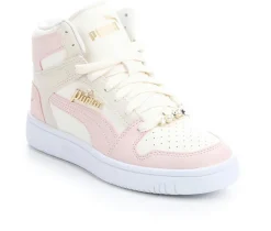 Girls' Big Kid Rebound Layup Bling High Top Sneakers|Puma Sale