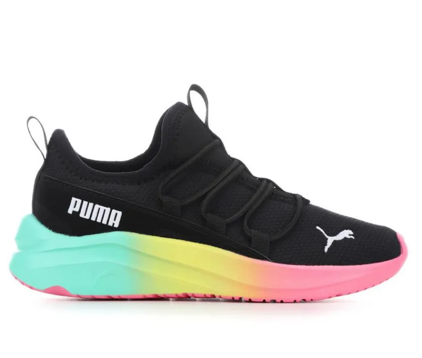 Puma Athletics & Sneakers|Athletics & Sneakers>Girls' Little Kid & Big Kid SoftRide One4All Fade Running Shoes