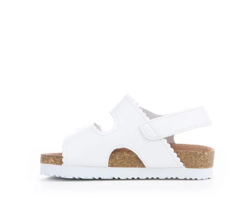 Girls' Infant & Toddler & Little Kid Lil Edena Footbed Sandals|Rachel Shoes Discount