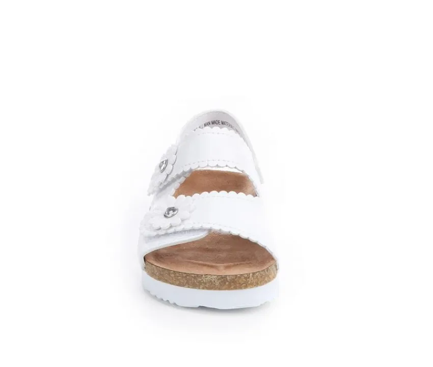 Girls' Infant & Toddler & Little Kid Lil Edena Footbed Sandals|Rachel Shoes Discount