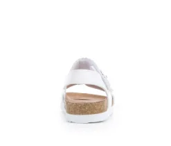 Girls' Infant & Toddler & Little Kid Lil Edena Footbed Sandals|Rachel Shoes Discount