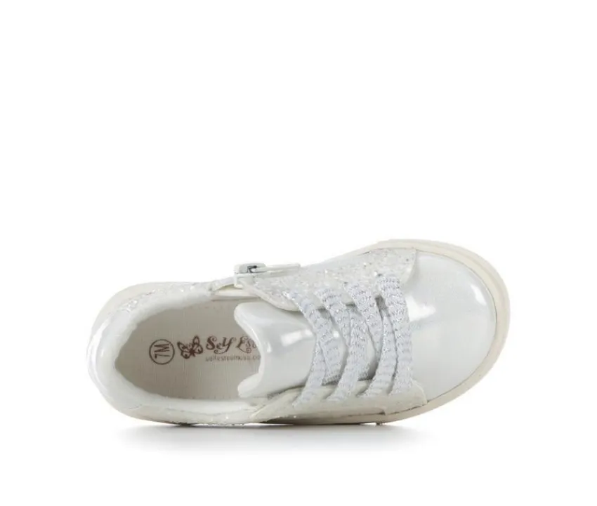 Girls' Toddler Pearl Sneakers|Self Esteem Clearance