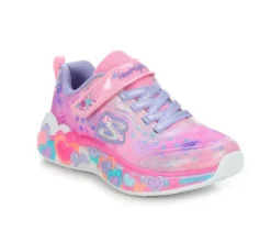 Skechers Casual|Little Kid (Sizes 10.5-3)>Girls' Eternal Heart Lights Girls 10.5-4 Light-Up Shoes