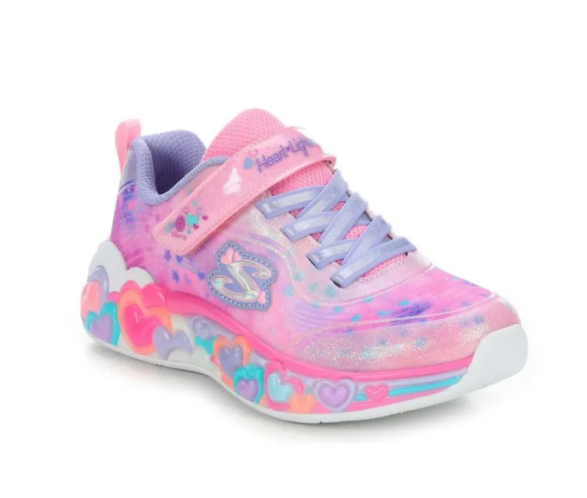Skechers Casual|Little Kid (Sizes 10.5-3)>Girls' Eternal Heart Lights Girls 10.5-4 Light-Up Shoes