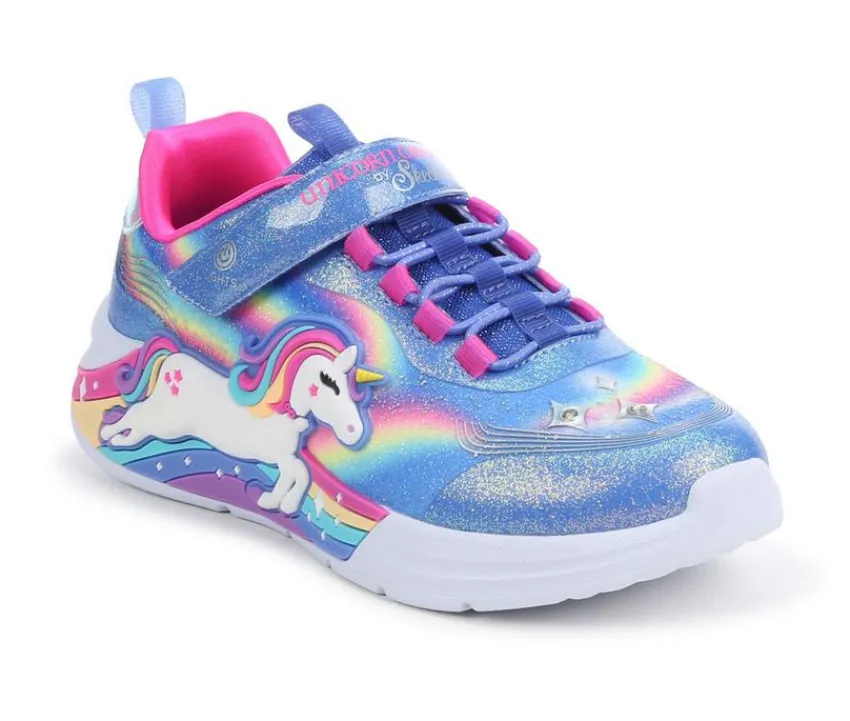 Skechers Casual|Casual>Girls' Girls Unicorn Chaser Light-Up Shoes