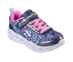 Girls' Heart Lights Boogie Love 10.5-4 Light-Up Shoes|Skechers Online