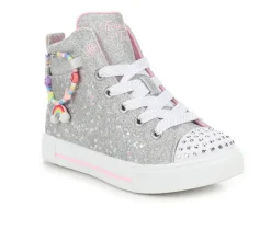 Skechers Casual|Casual>Girls' Little Kid Twinkle Sparks Charm Bestie Light-Up Shoes