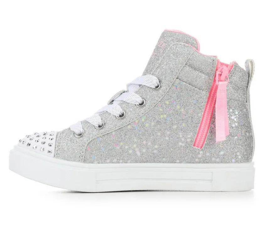 Skechers Casual|Casual>Girls' Little Kid Twinkle Sparks Charm Bestie Light-Up Shoes