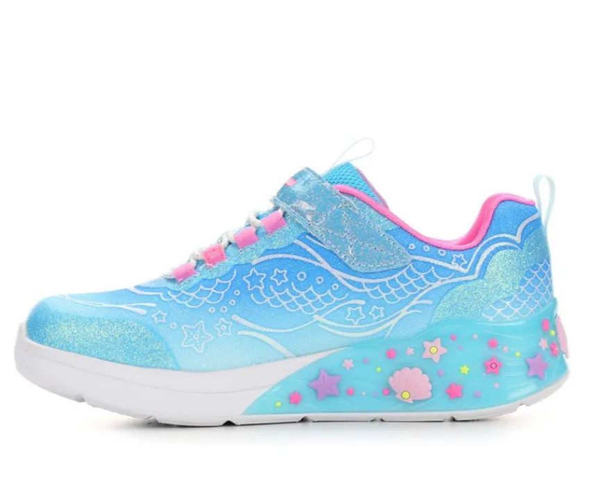 Skechers Athletics & Sneakers|Casual>Girls' Little Kid Mermaid Dreams Light-Up Shoes