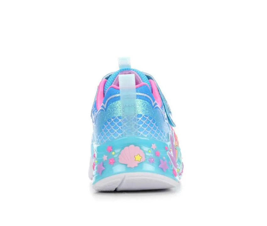 Skechers Athletics & Sneakers|Casual>Girls' Little Kid Mermaid Dreams Light-Up Shoes