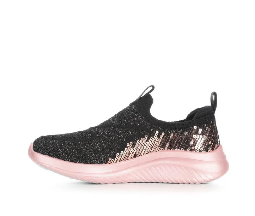Skechers Casual|Big Kid (Sizes 3.5-7)>Girls' Little Kid & Big Kid Ultra Flex 3 Sequin Casual Sneakers