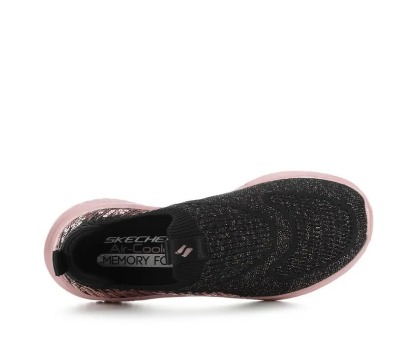 Skechers Casual|Big Kid (Sizes 3.5-7)>Girls' Little Kid & Big Kid Ultra Flex 3 Sequin Casual Sneakers