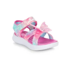 Girls' Little Kid & Big Kid Jumpsters Butterfly Light-Up Sandals|Skechers New