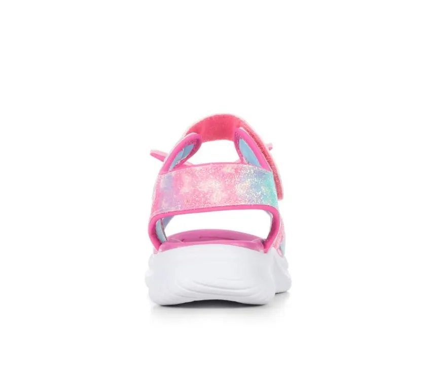 Girls' Little Kid & Big Kid Jumpsters Butterfly Light-Up Sandals|Skechers New