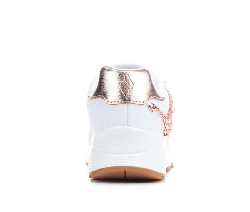 Skechers Street Athletics & Sneakers|Athletics & Sneakers>Girls' Little Kid & Big Kid Uno Gen 1 Charm Sneakers