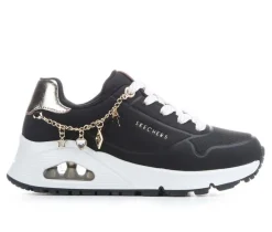 Girls' Little Kid & Big Kid Uno Gen 1 Charm Sneakers|Skechers Street Online