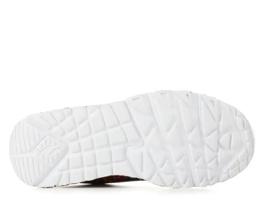 Skechers Street Athletics & Sneakers|Athletics & Sneakers>Girls' Little Kid & Big Kid Uno Lite Jen Stark Print Sneakers