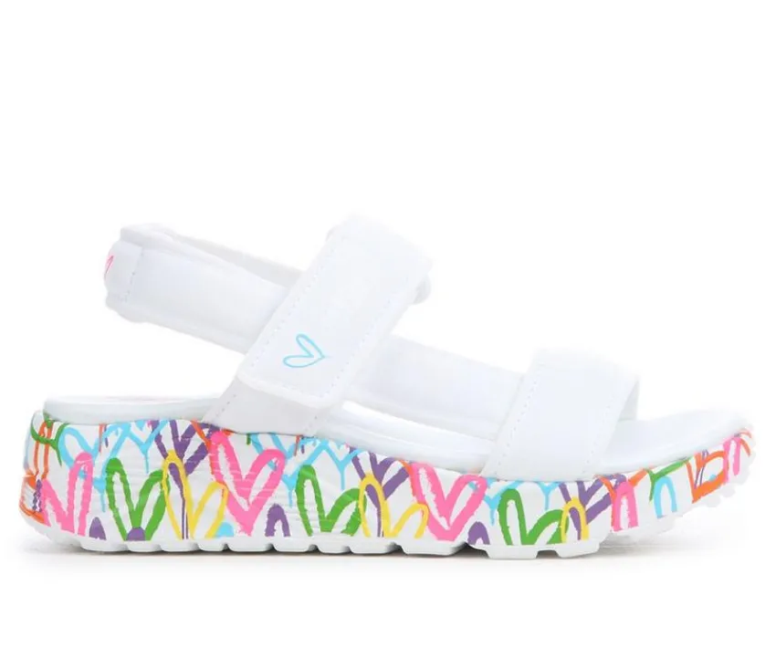 Skechers Street Sandals|Sandals>Girls' Little Kid & Big Kid Uno Lite Goldcrown Sandals